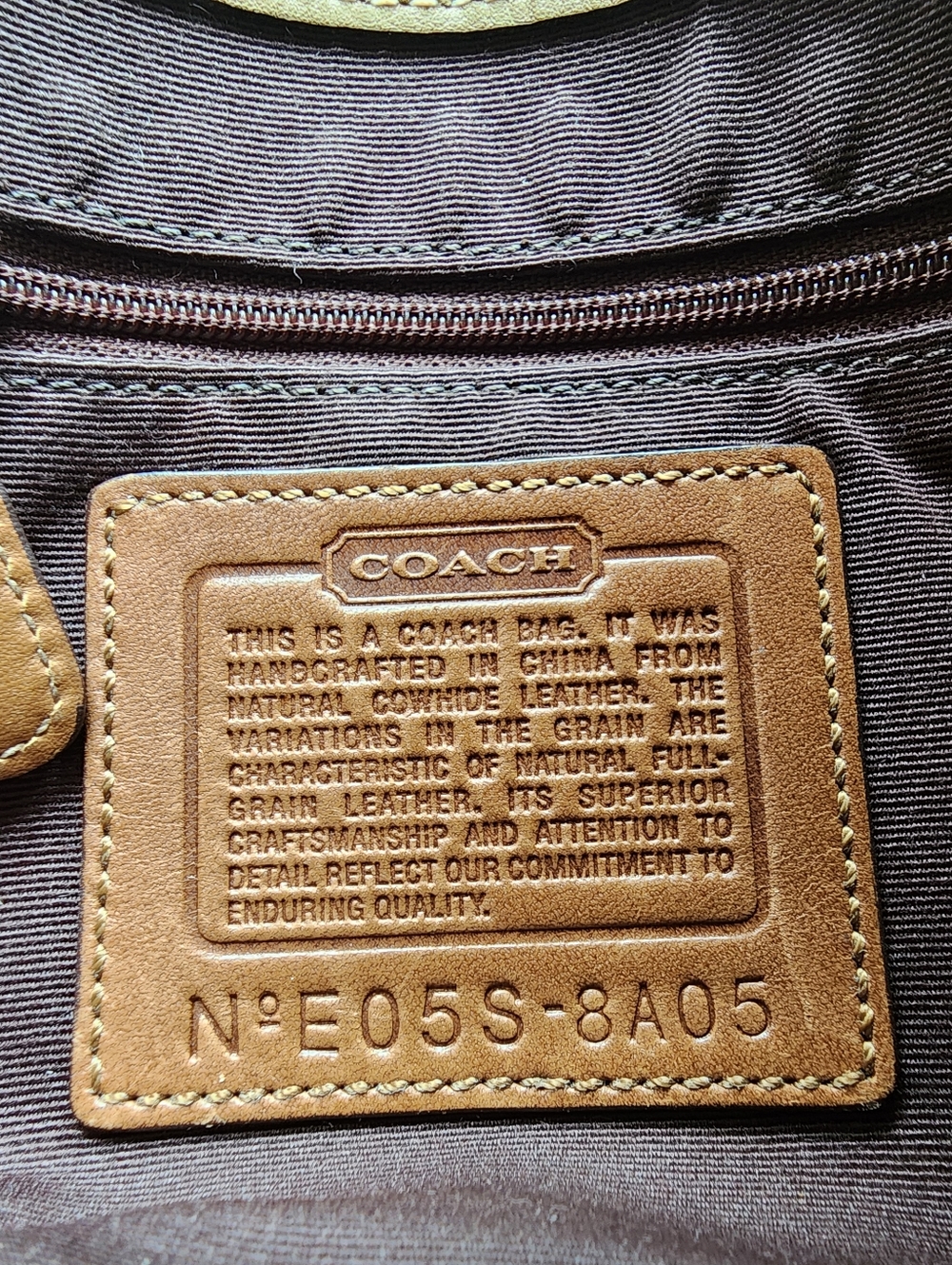 Coach Vintage Soho, Double Compartment, Tan, EUC, 2005, 8A05 - Picture 15 of 16